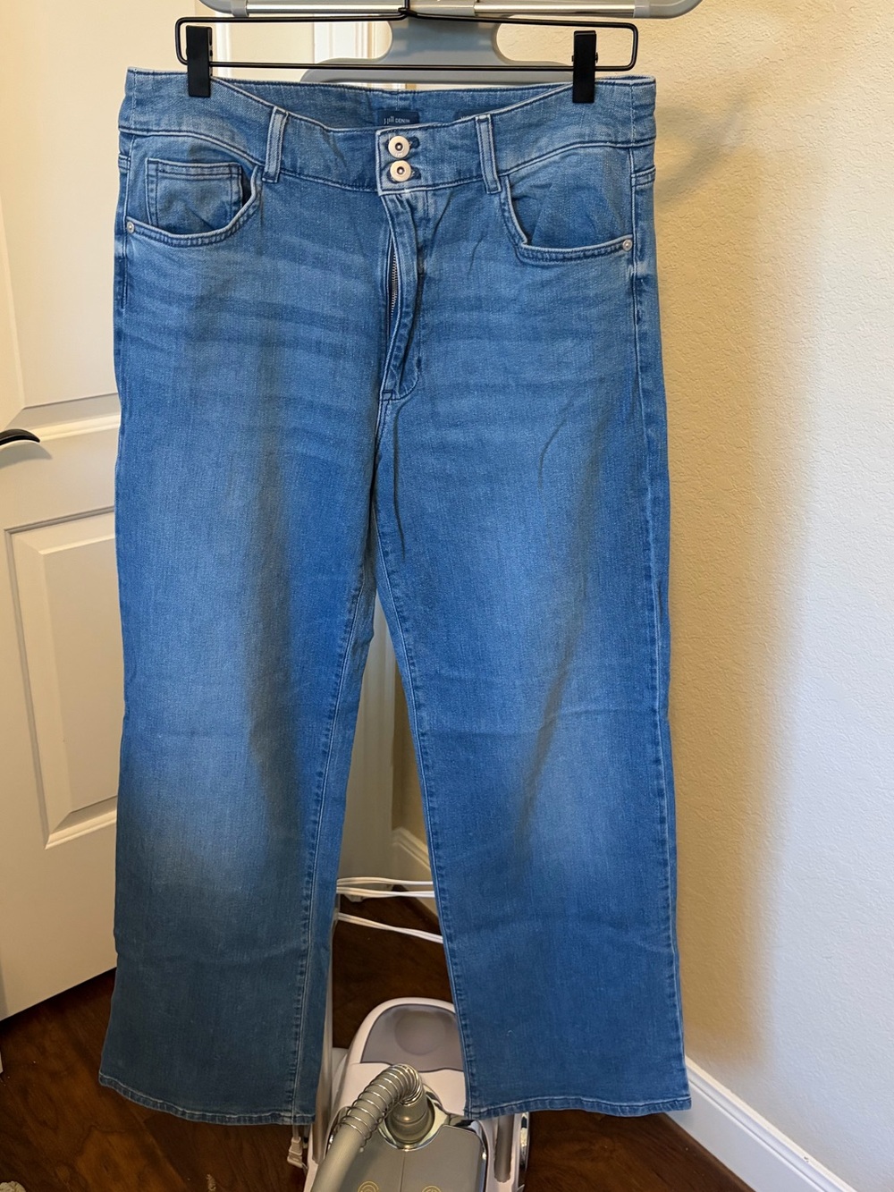 J. Jill Straight-Leg Light Blue Jeans